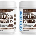 Divine Health Dr. Colbert's Keto Zone Chocolate Collagen 22.22 oz (Pack of 2)