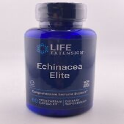 Echinacea Elite, 60 Vegetarian Capsules 10/2025 Life Extension