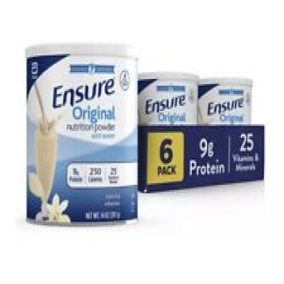 Ensure Original Nutrition Powder Meal Replacement Shake with Vanilla Flavor