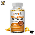 400MG Magnesium Glycinate Capsules with Vitamin, Sleep, Stress Relief Support