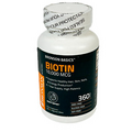 Bronson Basics Biotin 10,000 MCG 360 Tablets Healthy Hair Skin Nails Exp 03/2025