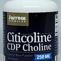 Jarrow Formulas Citicoline CDP Choline 250 mg 120 Capsules New Exp. 07/2024