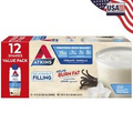 Atkins Creamy Vanilla Protein Shake, 15g Protein, Low Glycemic, 1g Net Carb, ...