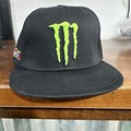 Monster Baseball Cap Hat Black One Size Fits Most NEW