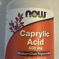 Caprylic Acid 600 mg (100 Softgels) by Now Foods Medium Chain Triglycerides A5