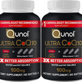Qunol CoQ10 100mg Softgels, Ultra CoQ10 100mg, 3x Better Absorption, Antioxidant