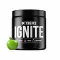 Xwerks Ignite Green Apple Pre Workout Powder - Best Natural Keto Pre-Workout for Women and Men with Explosive Energy - Gluten Free Preworkout Blend for Endurance Stamina - 150 mg Caffeine 30 Servings