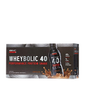 GNC AMP Wheybolic 40 | Meal Replacement Shake | Chocolate | 12 Count