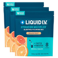 Liquid I.V.® Hydration Multiplier® - Grapefruit - Hydration Powder Packets | Electrolyte Powder Drink Mix | Convenient Single-Serving Sticks | Non-GMO | 3 Pack (48 Servings)