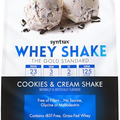 Syntrax Nutrition Whey Shake Protein Powder, Cold Filtered & Undenatured Whey Protein Blend, Real Cookie Pieces, Cookies & Cream Shake, 2 lbs