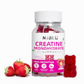 Creatine Monohydrate Gummies for Adults, 5000mg Chewable Creatine Monohydrate Gummy for Men & Women, Pre-Workout Supplement, Muscle Strength, Energy Boost, 60 Count - Strawberry.