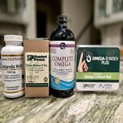Omega oil supplements & Test Kit