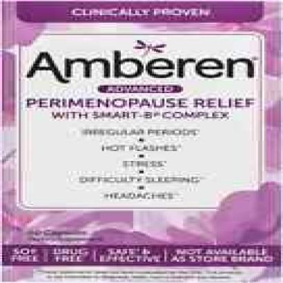 Amberen Advanced Perimenopause Relief Smart-B Complex, 60 Capsules Exp. 05/2025