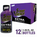 5-Hour Energy 728127 Energy Drink, Extra Strength, Grape, 1.93-oz. - Quantity 12