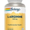Solaray Free Form L-Arginine 500mg 100 VegCaps