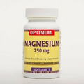 Optimum Magnesium 250mg Nerve & Muscle Function Health Support Tablets 100 ct