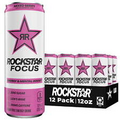 Rockstar Focus Zero Sugar Energy Drink, Mixed Berry Flavor, Lion’s Mane