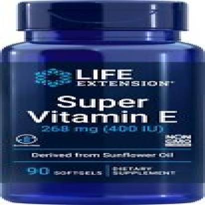 Life Extension Super Vitamin E-268 mg (400 IU) 90 Softgel