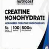 Nutricost Creatine Monohydrate Micronized Powder 500G, 5000mg Per Serv (5g)