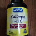 Rexall COLLAGEN WITH C Supports Skin & Joints - 60 ct.  Exp 01/25
