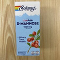 Solaray CranActin D-Mannose 1000 mg urinary tract health 60 vegcaps BB:08/26