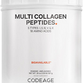 Codeage Multi Collagen Protein Powder Peptides, 2-Month Supply, Hydrolyzed, Type