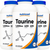 Taurine 1000Mg; 400 Capsules (3 Bottles)