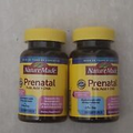 2-Nature Made Prenatal Folic Acid + DHA 200 mg 60 Softgels Expiration: 06/2025