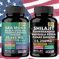 Sea Moss & Shilajit (Black Seed Oil, Turmeric, Ashwagandha, Ginger, Vitamin D)