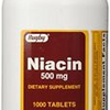 Niacin 500 mg 1000 Tabs