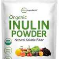 Organic Inulin FOS Powder (Jerusalem Artichoke), 2.2 Pounds (35 Ounce), Vegan