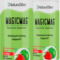 NaturalSlim Magicmag Magnesium Citrate Powder 8oz (2 Pack)