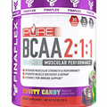FINAFLEX Pure BCAA 2:1:1, Fruity Candy - 9.7 oz - Promotes Strength, Recovery & Performance - with 2:1:1 Ratio of Leucine, Isoleucine & Valine + Vitamin C - 30 Servings