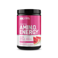 Optimum Nutrition Amino Energy Powder Plus Hydration Tangerine Wave with BCAA, Electrolytes, 30 Servings and Amino Energy Pre Workout Watermelon, BCAA, Amino Acids, 30 Servings