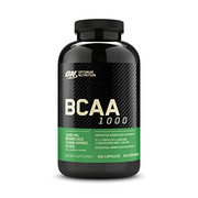 Optimum Nutrition Whey Protein 5lb Double Rich Chocolate & 400 Count BCAA 1000mg Capsules Bundle