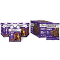 Quest Chocolate Protein Shake Pack of 12 and Double Chocolate Chip Protein Cookie 12 Count Bundle