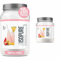 Isopure Infusions Clear Whey Isolate Protein Powder Bundle with Tropical Punch Flavor, 36 + 16 Servings