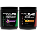 Pre JYM Grape Candy Pre Workout Powder and Post JYM Active Matrix Post-Workout Supplements Bundle, 30 Servings Each