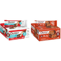 Quest Coconutty Caramel Candy Bars with Almonds, 12g Protein, 3g Net Carbs, 12 Count & Crispy Chocolate Caramel Pecan Hero Protein Bar, 15g Protein, 3g Net Carb, 12 Count Bundle