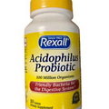 Rexall Probiotic Acidophilus 50 Tablets Digestive Gut Health Supplement