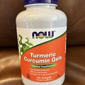 NOW Foods Turmeric Curcumin Gels 120 Softgels EXP 08/26