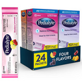 Pedialyte Electrolyte Powder Packets Variety Pack Hydration Drink 24 Single