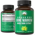 Peak Performance Grass Fed Bone Marrow - Whole Bone Extract Supplement 180 Capsu