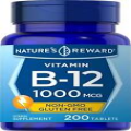 Vitamin B12 1000 Mcg Support Heart Energy Metabolism Nervous System, 200 Tablets