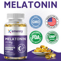 Melatonin 20mg Capsules - Night Sleep Aid, Regulate Sleep Cycle, Relieve Stress