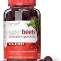 SuperBeets Circulation Gummies Heart-Healthy Energy Pomegranate Berry 60 Count