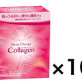 FANCL Deep Charge Collagen Powder - 30-Day Supply (3.4g x 30 Sticks) x 10 Sets