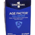 NEW One A Day Age Factor Cell Defense-Cell Health Supplement Exp 04/2025