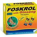 Foskrol with Ginseng – 10 Vials of Strong Ginseng Extract – Ginseng Oral