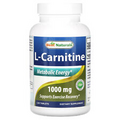2 X Best Naturals, L-Carnitine, 1,000 mg, 120 Tablets